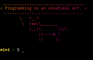 cowsay