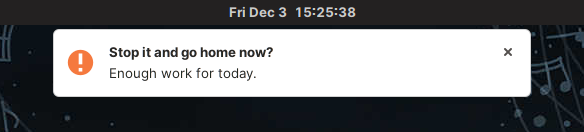 You’ve done enough